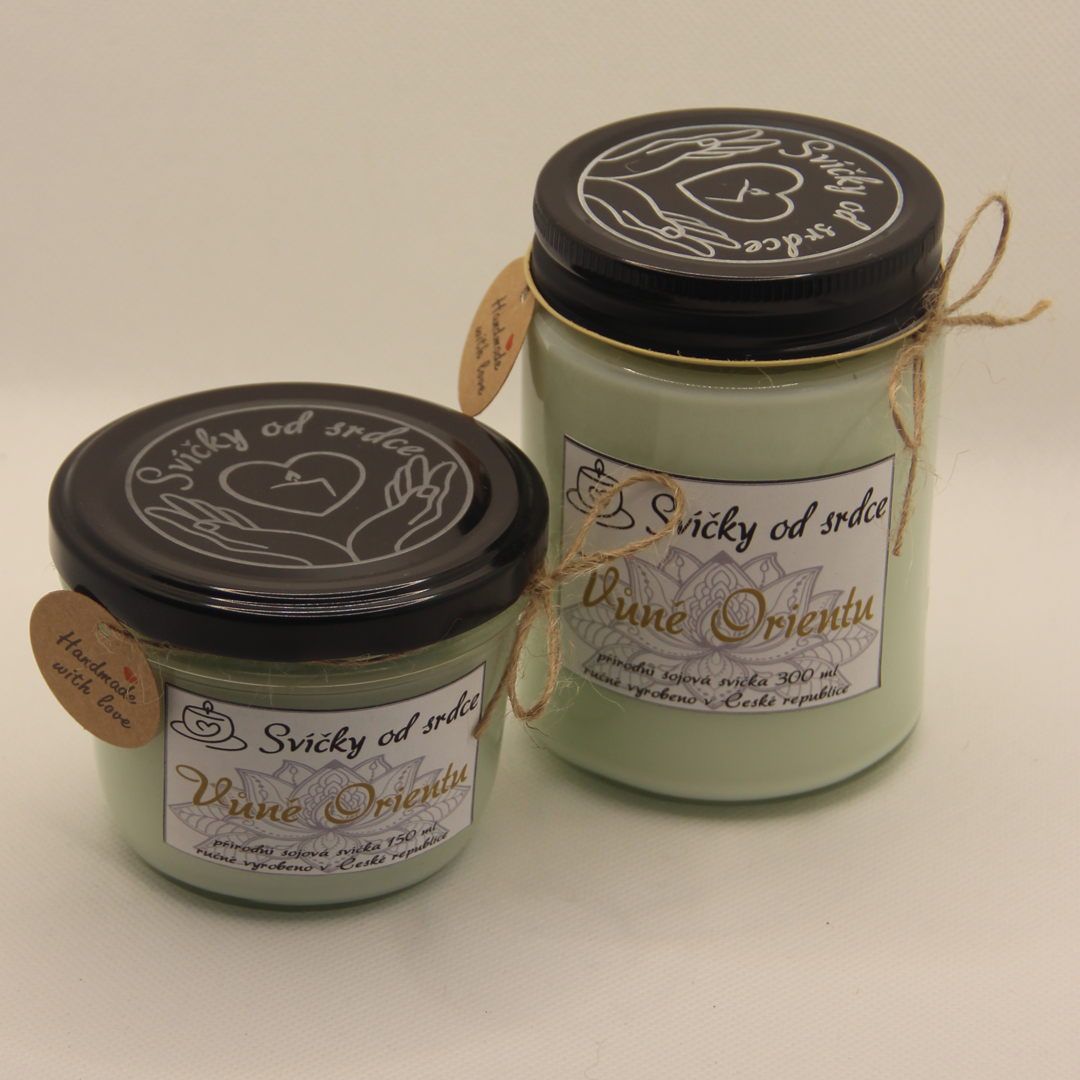 Sójová svíčka s vůní Orientu