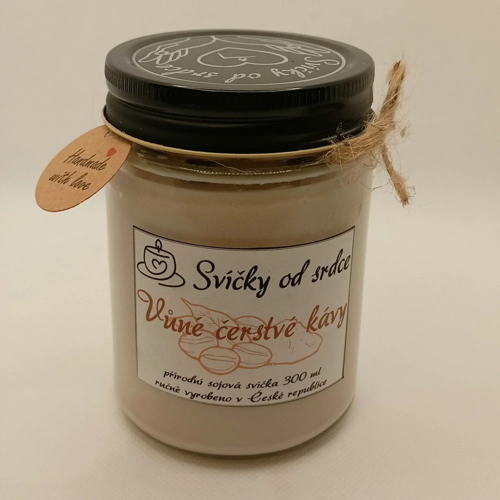 Sójová svíčka - Čerstvá káva