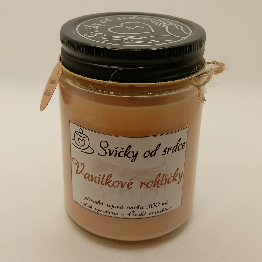 Sójová svíčka - Vanilkové rohlíčky