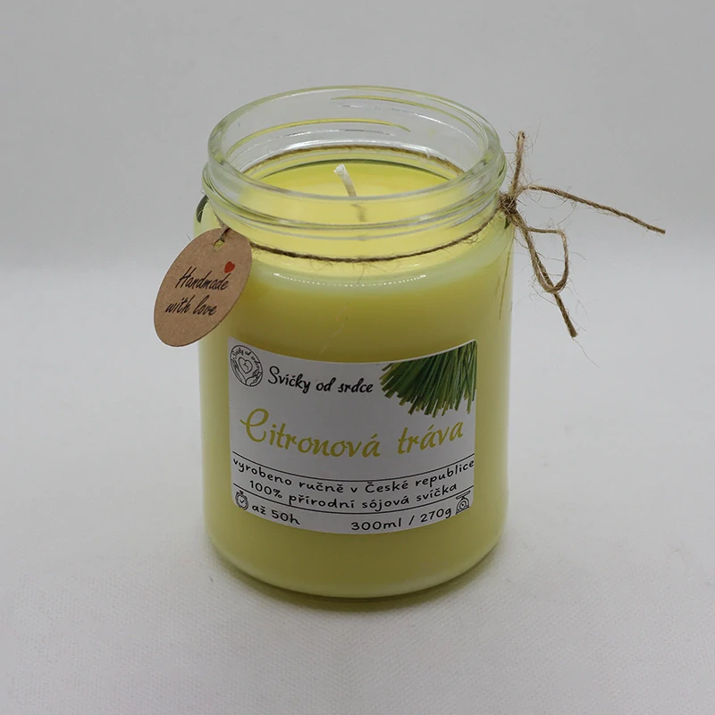Sójová svíčka - Citronová tráva
