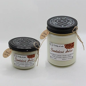 Sójová svíčka - Santalové dřevo