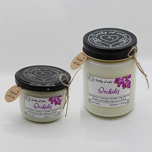 Sójová svíčka - Orchidej