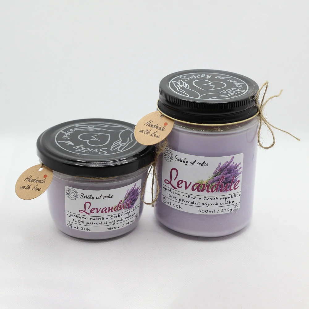 Sójová svíčka - Levandule