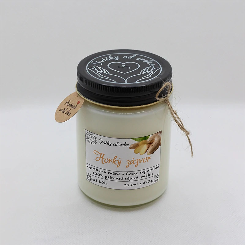 Sójová svíčka - Horký zázvor