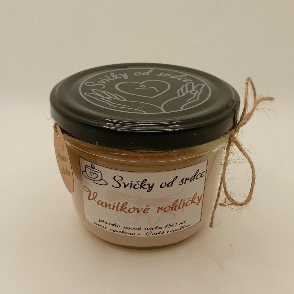Sójová svíčka - Vanilkové rohlíčky