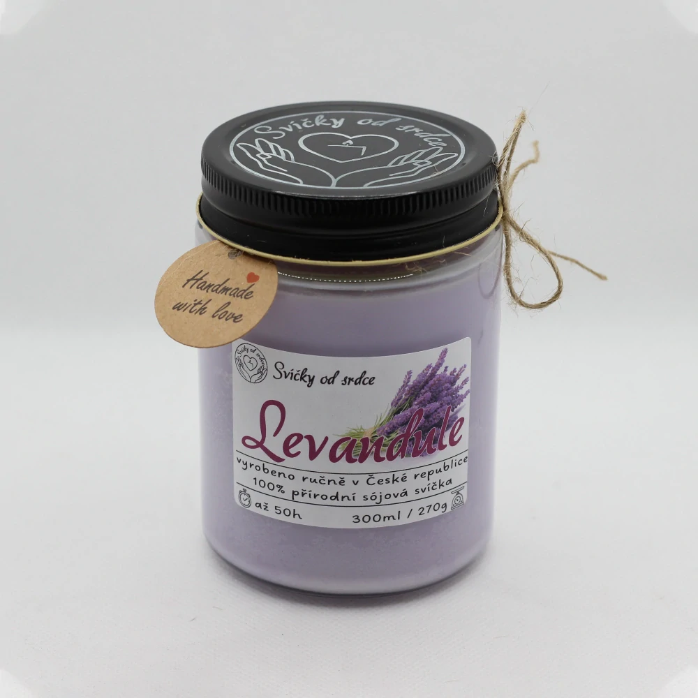 Sójová svíčka - Levandule
