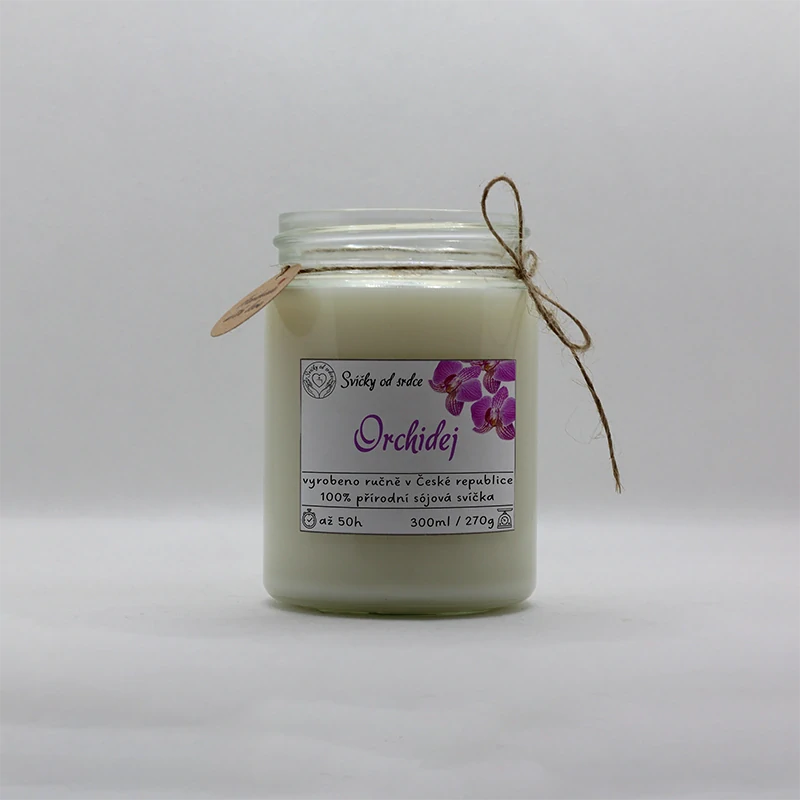 Sójová svíčka - Orchidej