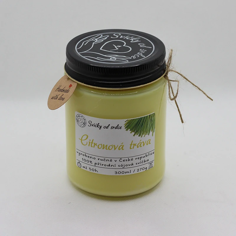 Sójová svíčka - Citronová tráva
