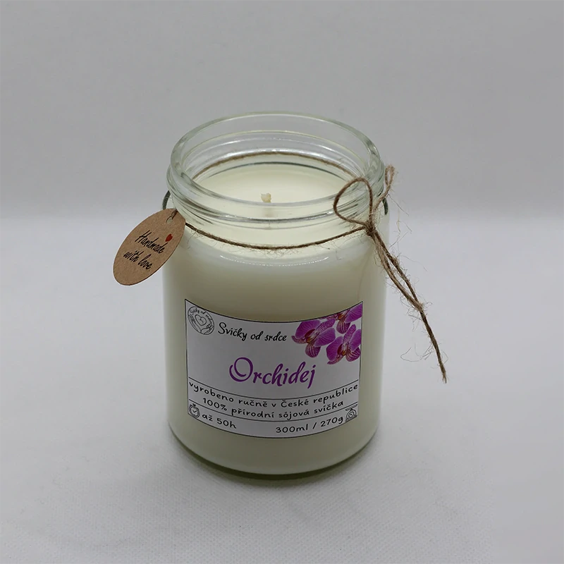 Sójová svíčka - Orchidej