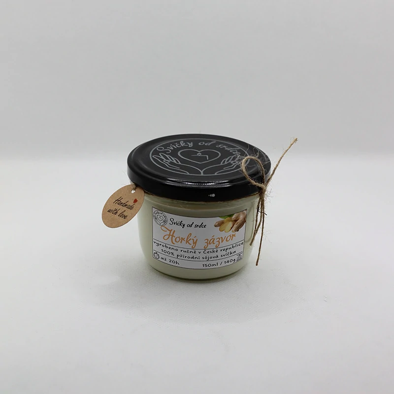 Sójová svíčka - Horký zázvor