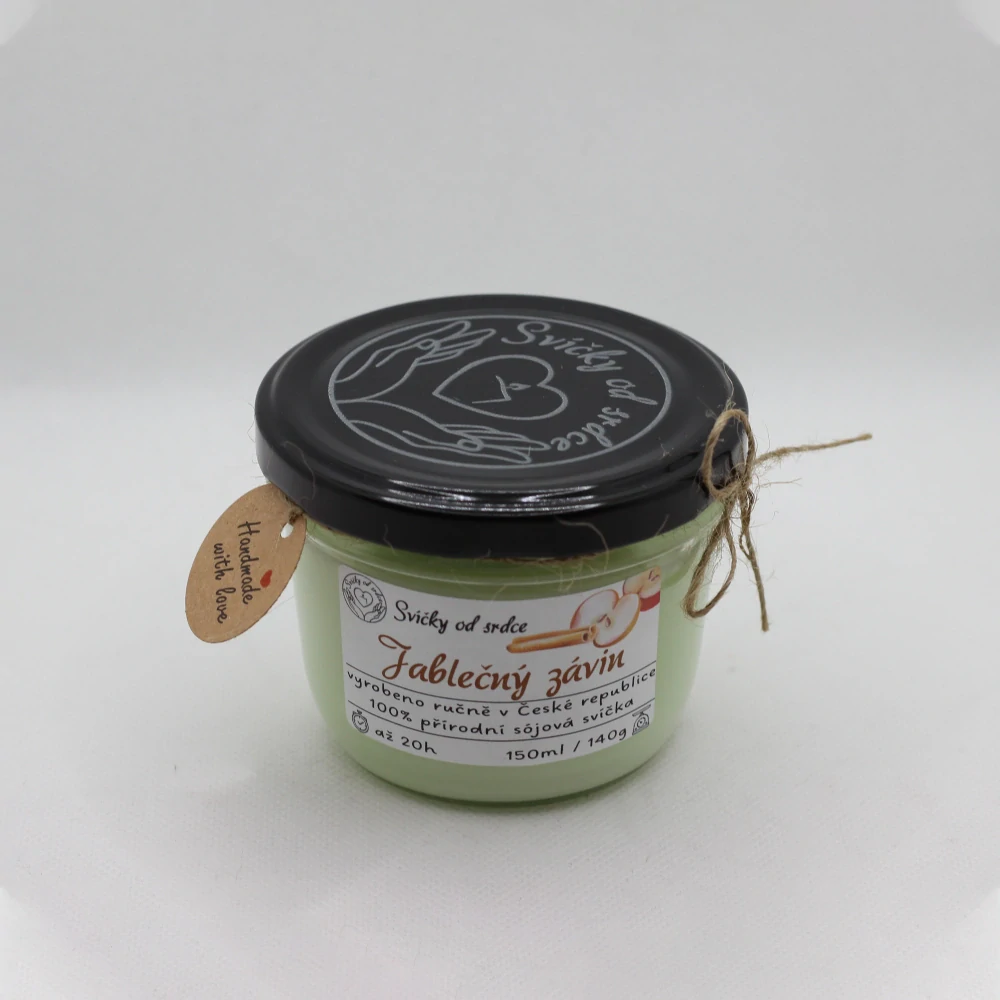 Sójová svíčka - Jablečný závin