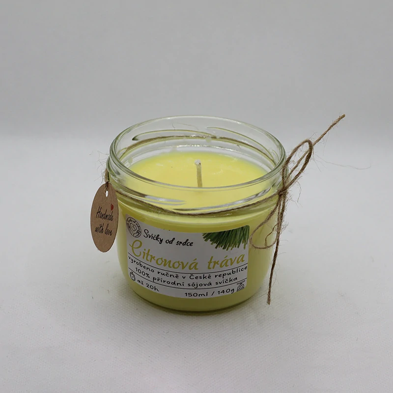 Sójová svíčka - Citronová tráva
