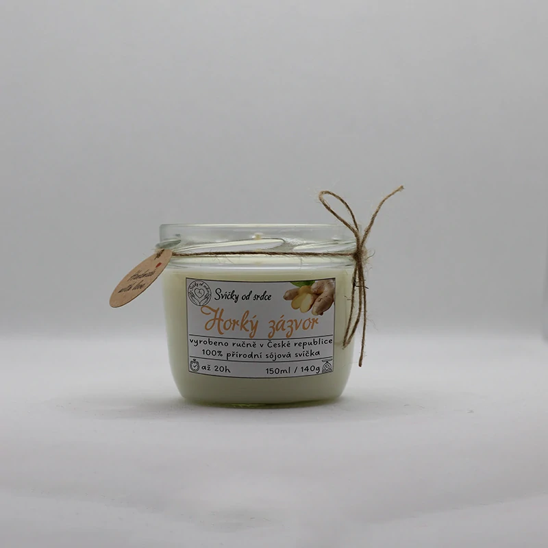 Sójová svíčka - Horký zázvor